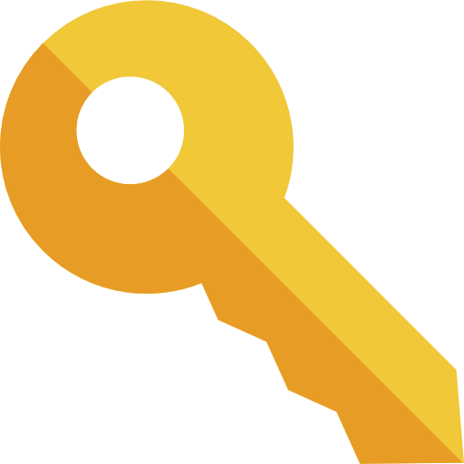 Door key icon