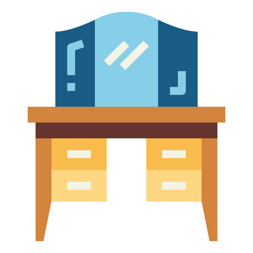Dressing table icon