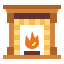 Fireplace icon 64x64