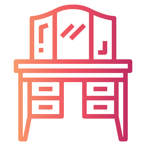 Dressing table icon