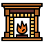 Fireplace icon 64x64