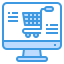Online shopping icône 64x64