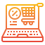 Online shopping icône 64x64