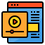 Online video アイコン 64x64