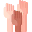 Raise hand icon 64x64