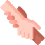 Helping hand icon 64x64