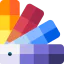 Color palette biểu tượng 64x64