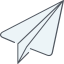 Paper plane icon 64x64