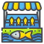 Fish market icon 64x64