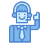 Call center agent ícono 64x64