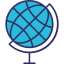 Earth globe icon 64x64