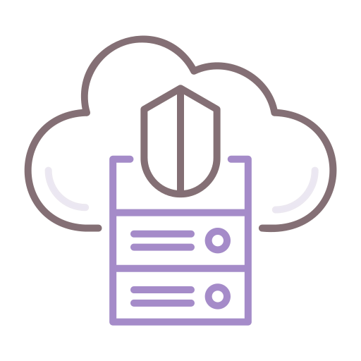 Cloud server icon