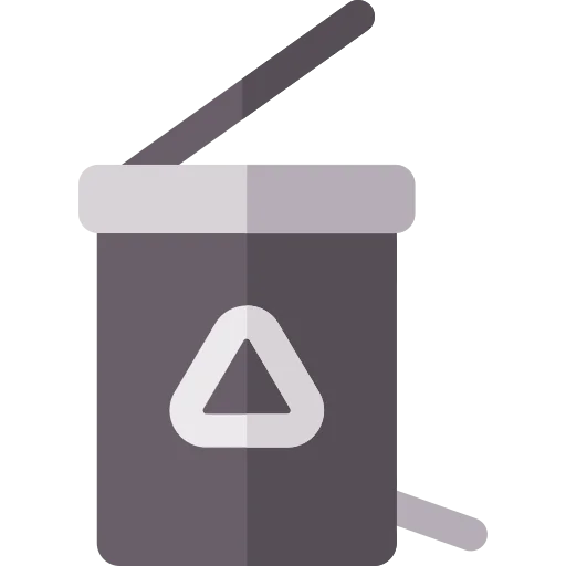 Trash can icon