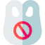 No plastic bags icon 64x64
