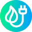 Green energy icon 64x64
