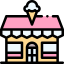 Ice cream shop icon 64x64