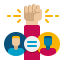 Civil right movement icon 64x64