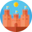 Sand castle icon 64x64