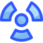 Radiation sign icon 64x64