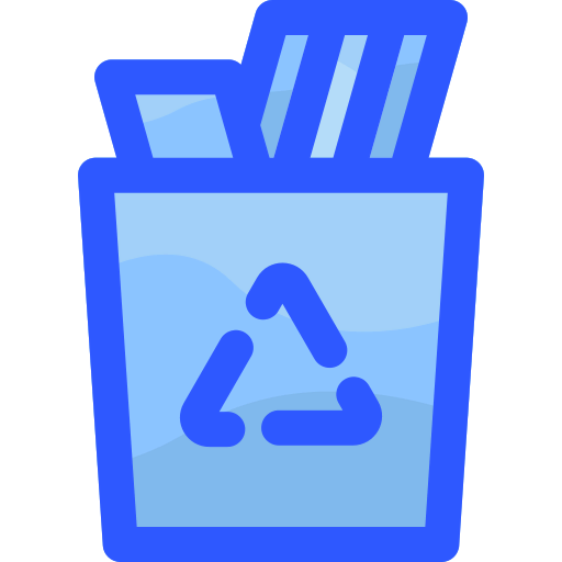 Recycling container icon