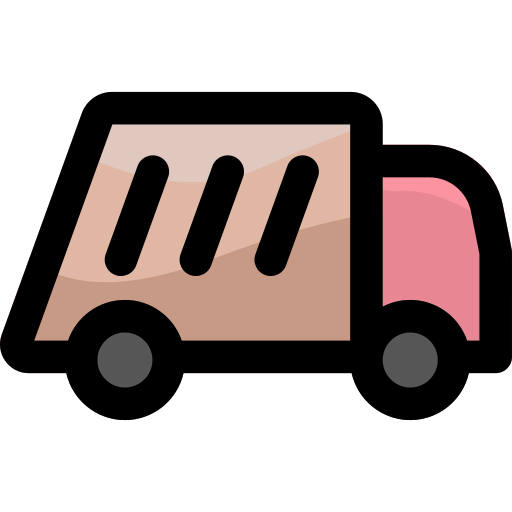 Garbage truck icon