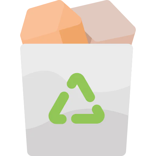 Recycling container icon