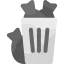 Waste bin icon 64x64