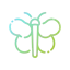 Silk butterfly icon 64x64