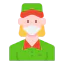 Delivery woman icon 64x64