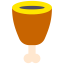 Ham leg icon 64x64