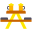 Picnic table icon 64x64