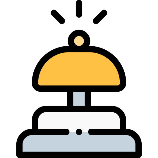 Reception bell icon