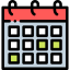 Calendar ícono 64x64