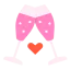 Champagne glass icon 64x64
