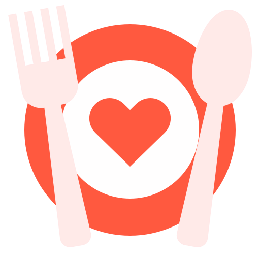 Romantic dinner icon