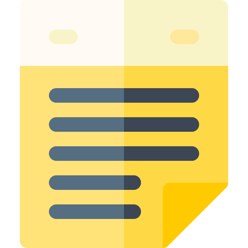 Note pad icon
