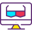 3d glasses icon 64x64