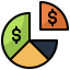 Pie chart icon 64x64