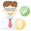 Sales agent Symbol 64x64