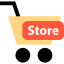 Shopping cart icon 64x64