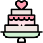 Wedding cake icon 64x64