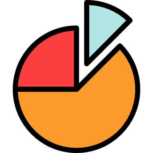 Pie chart icône