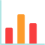 Bar graph icon 64x64