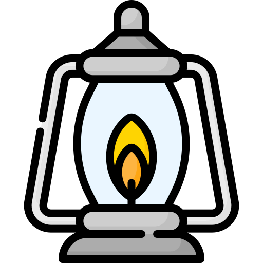 Kerosene lamp icon