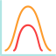 Line chart icon 64x64