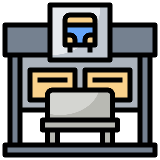Bus stop icon