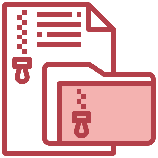 Zip folder icon