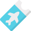 Plane tickets アイコン 64x64