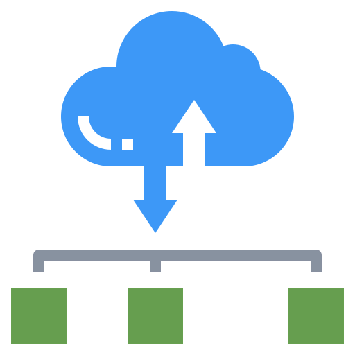 Cloud storage icon