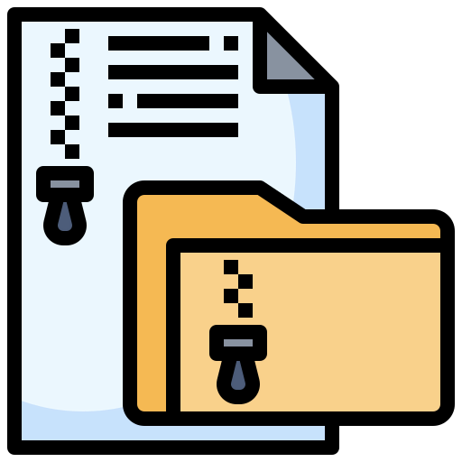 Zip folder アイコン